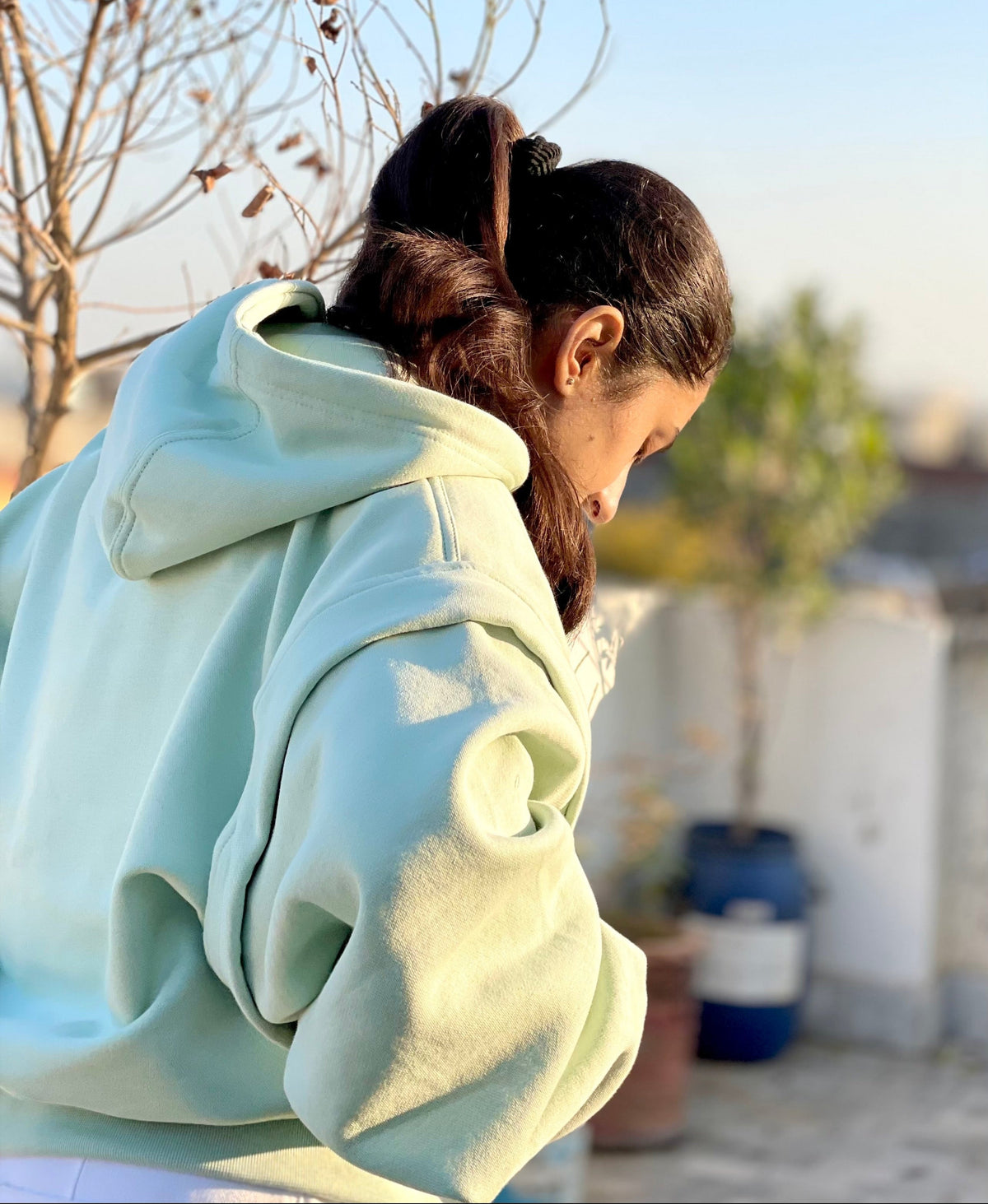 Mint Stratus Hoodie - MALAT Main image